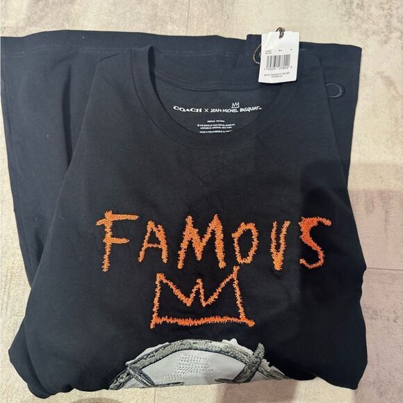 NWT Coach X Jean-Michel Basquiat “Famous” T-shirt - Picture 3 of 3